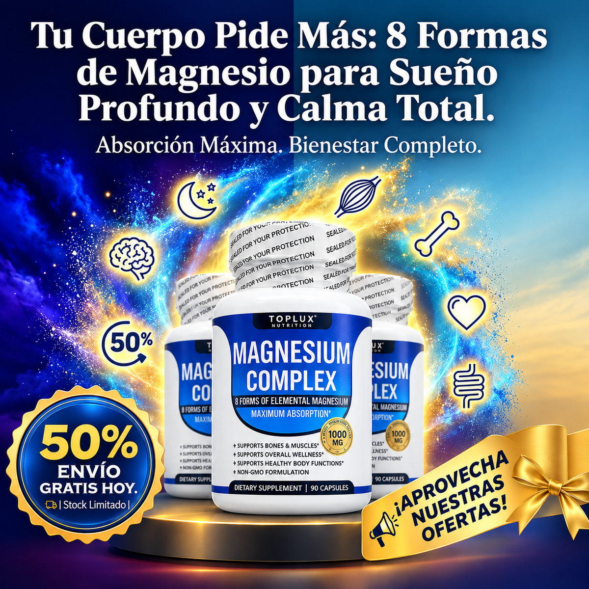 Magnesium Complex 1000 mg con envío gratis a todo Colombia