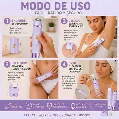 Piel suave y sin irritación con DEPILIS 2 en 1 🌸