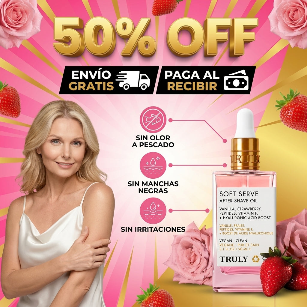Elimina manchas con Truly Aceite Intimo Beauty Post Afeitado 😍