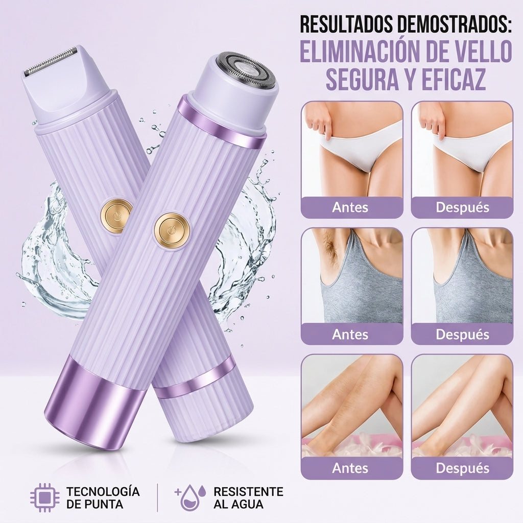 Piel suave y sin irritación con DEPILIS 2 en 1 🌸