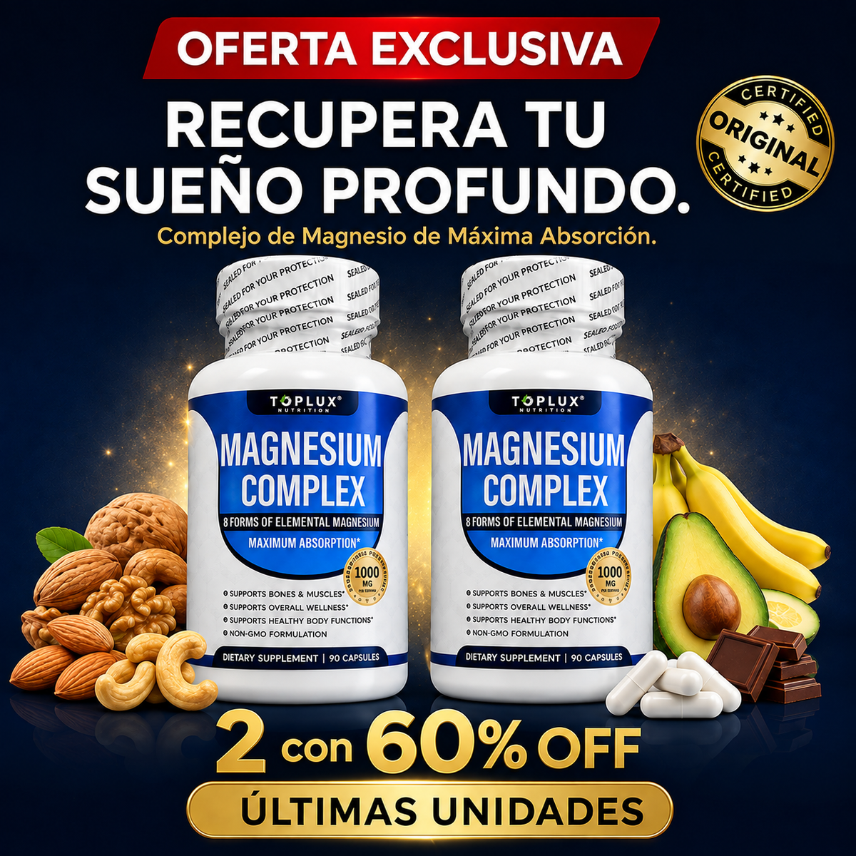 Magnesium Complex 1000 mg con envío gratis a todo Colombia