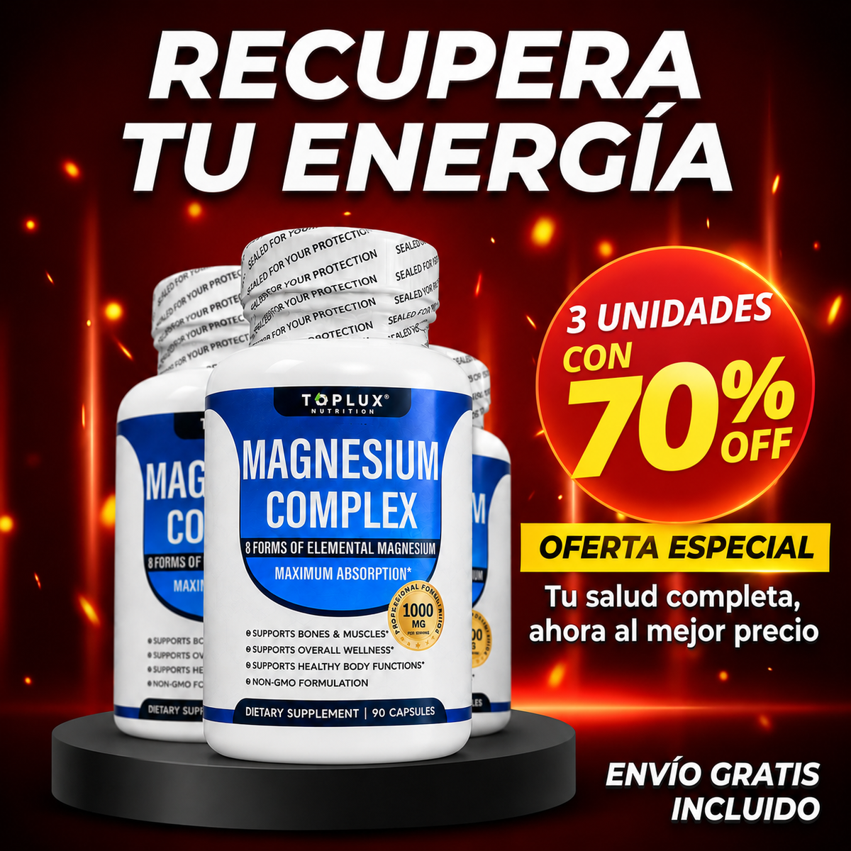 Magnesium Complex 1000 mg con envío gratis a todo Colombia