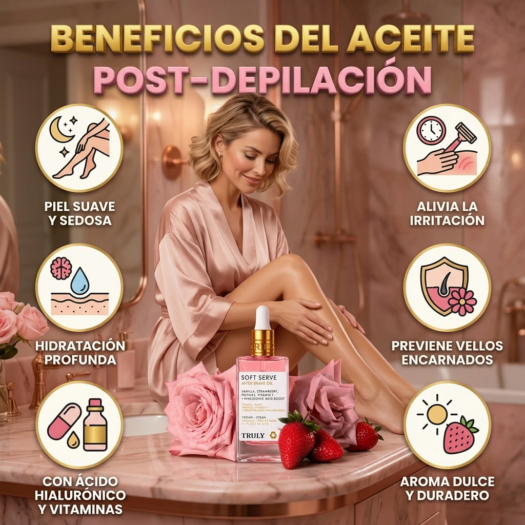 Elimina manchas con Truly Aceite Intimo Beauty Post Afeitado 😍
